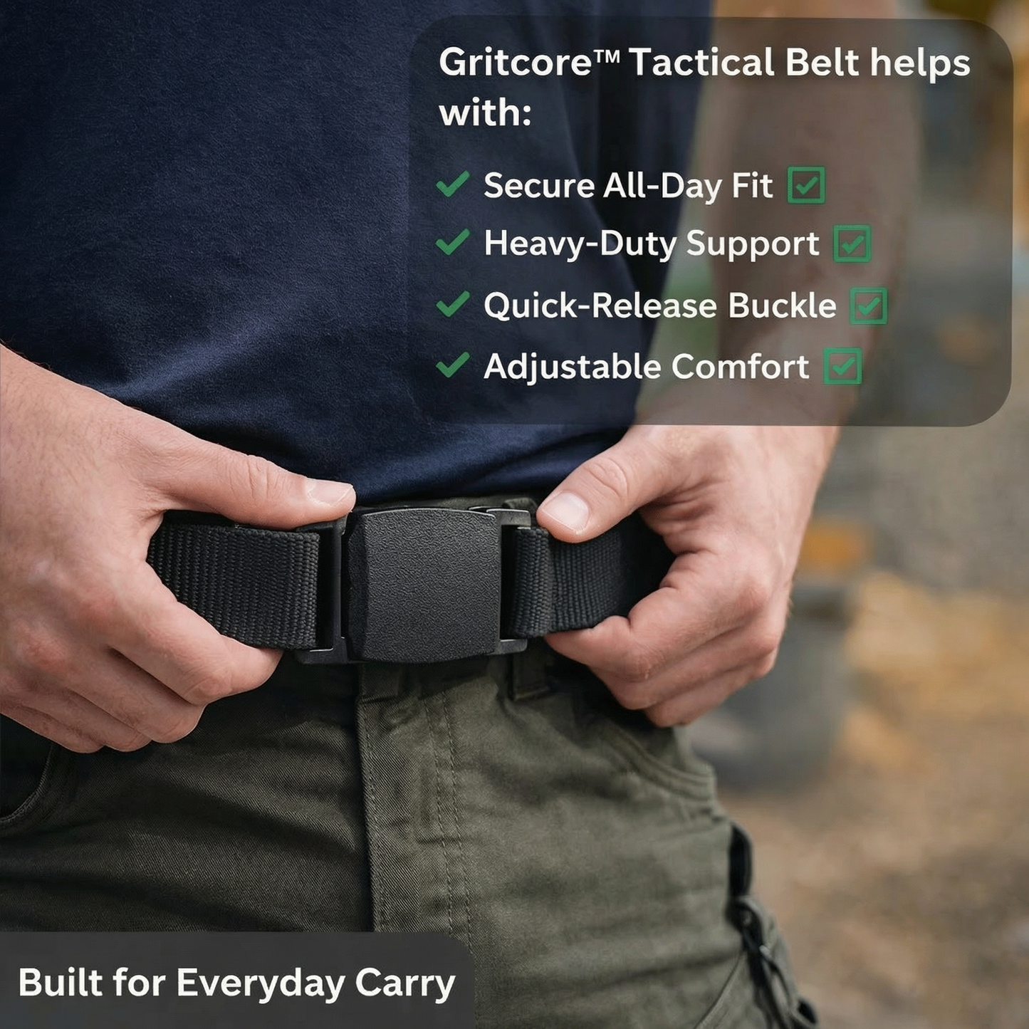 GRITCORE Phantom™ Tactical Belt